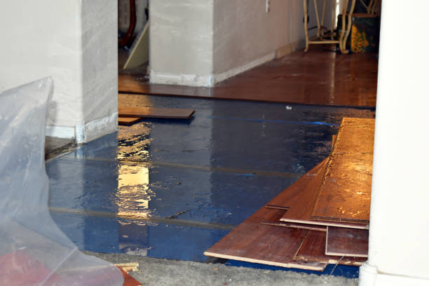 Professional Sewage Cleanup technician working in Winsted, CT